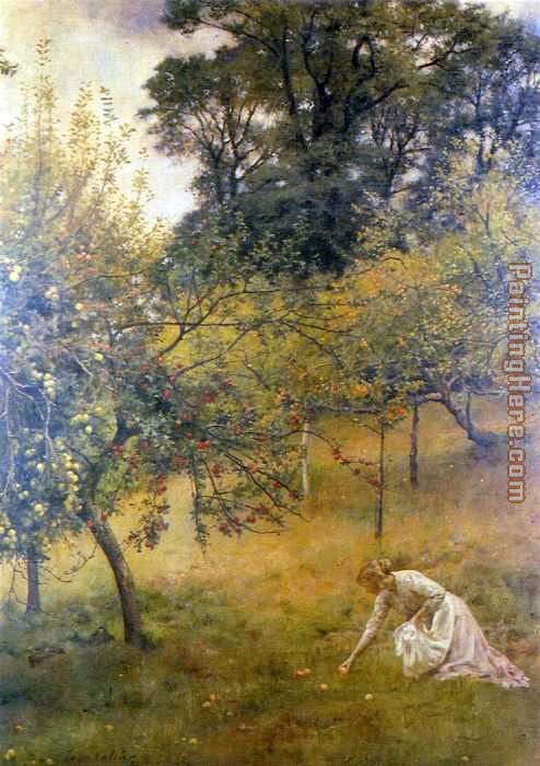 A Devonshire Orchard painting - John Collier A Devonshire Orchard art painting